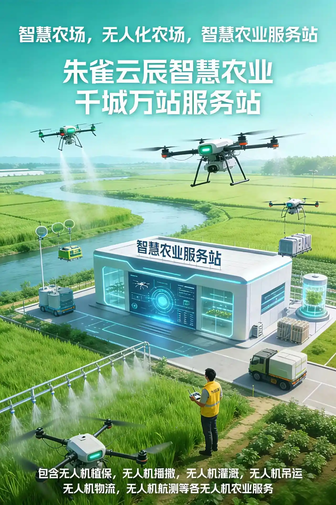 朱雀云辰智慧农业前千城万战服务站