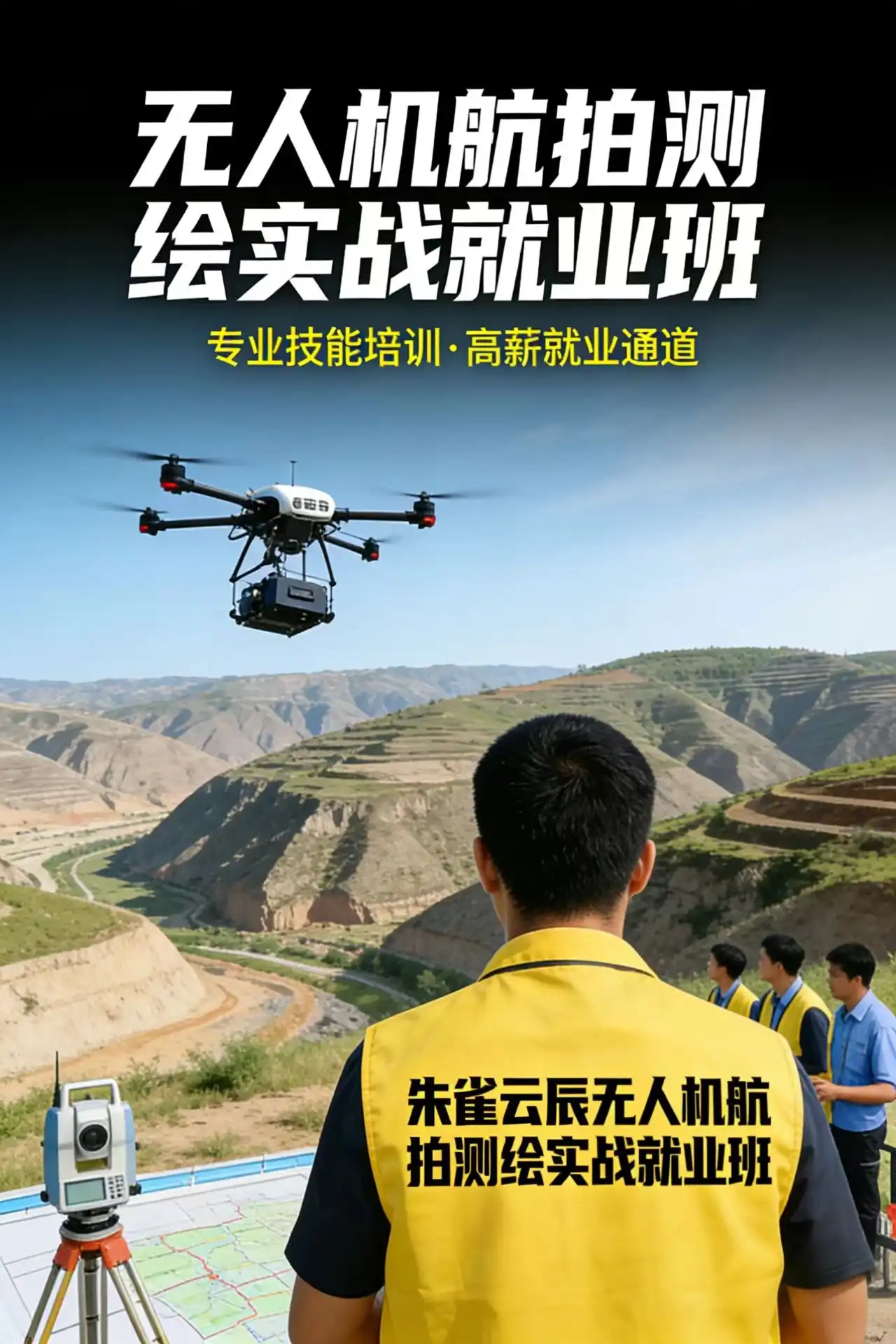 无人机航拍测绘实战就业班